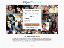 Tablet Screenshot of filipinochatcity.com